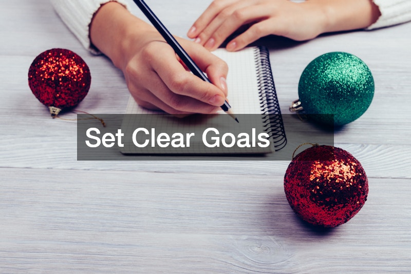 Set Clear Goals