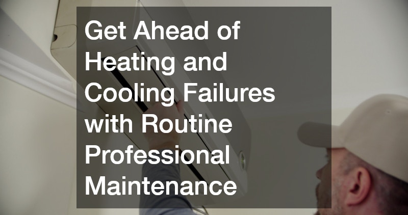 Get Ahead of Heating and Cooling Failures with Routine Professional Maintenance
