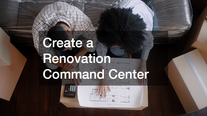 Create a Renovation Command Center