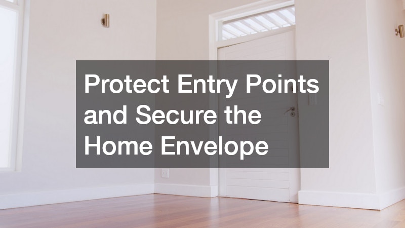 Protect Entry Points and Secure the Home Envelope