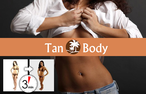 Gesunde Br�une mit der Br�unungsdusche von Tan Body