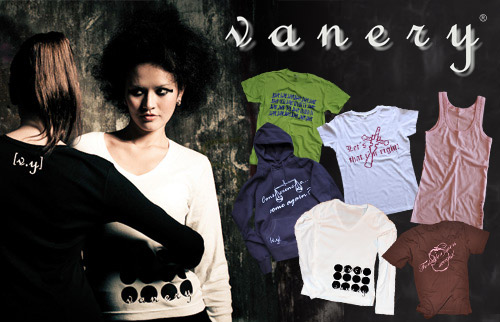 F�r 30 Euro bei vanery shoppen - urbane Shirts und Hoodies