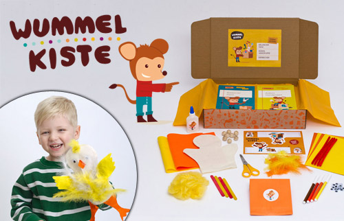 Wummelkiste 3-Monats-Abo: Kreative Bastelprojekte f&uuml;r Kinder