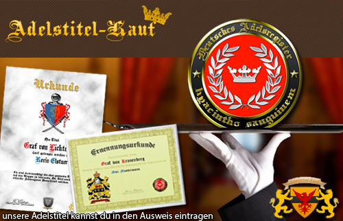 Wertgutschein bei adelstitel-kauf.de