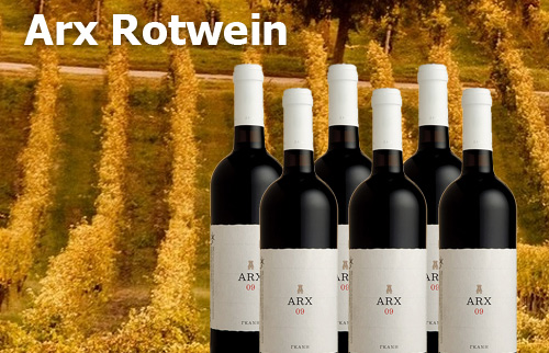 Weingenuss vom Feinsten: 6 Flaschen Arx Bio-Rotwein, Jahrgang 2010 aus griechischem Anbaugebiet in limitierter...