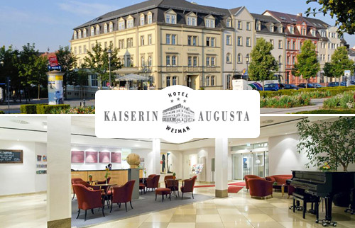 3 Tage Kurzurlaub in Weimar. 2 &Uuml;F im Doppelzimmer f&uuml;r 2 Personen im Kaiserin Augusta Hotel*** 