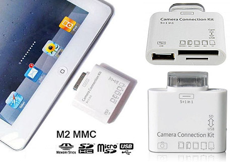 Ipad 5+1 in 1 Camera Connection Kit zur Daten�bertragung von externen Datenquellen zum Ipad