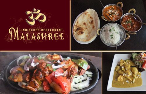 Malashree Restaurant 3-G�nge-Men�