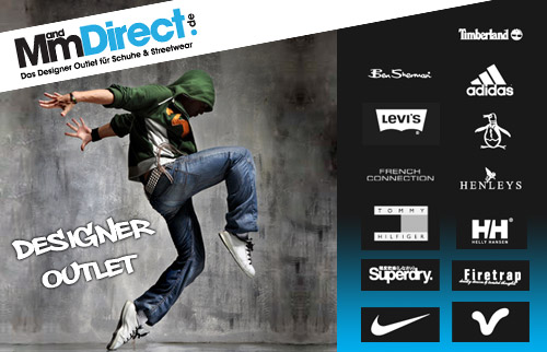Top moderne und stylische Markenkleidung und Schuhe bei MandMdirect.de 