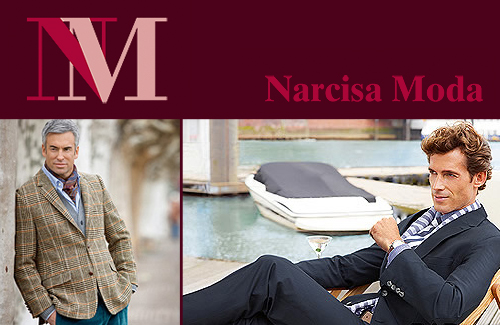 Wertgutschein f�r Designer-Anz�ge im Narcisa Moda