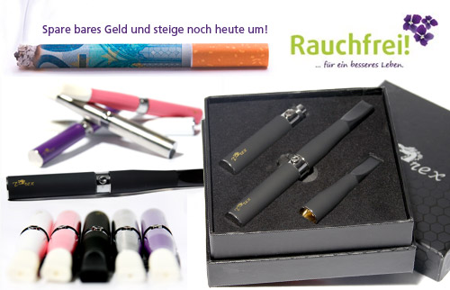 Umfangreiches E-Zigaretten-Set in Schwarz von Rauchfreishop.de