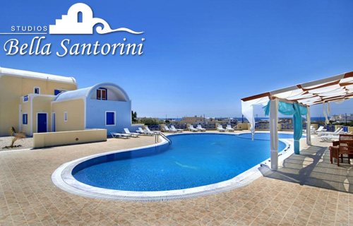 Enjoy 7 nights for two at the most beautiful beach resort in Santorini, Greece for an amazing �290