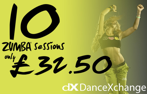 Dance your way to a slimmer, trimmer you with 10 Zumba classes for �32.50 at DanceXchange