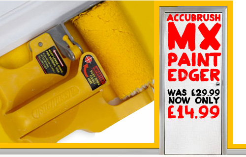 Decorate the whole room in no time! Get a AccuBrush Paint Edger from Easy Walls now �14.99 Normally �29.99