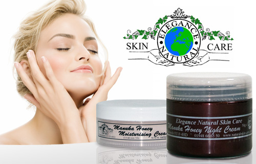 Looking good, Honey! 70% off a Manuka honey moisturiser and night cream from Elegance Natural Skin Care