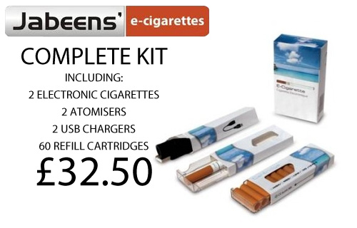 Try the UKs number one e-Cigarette with everything you will need for just �32.50