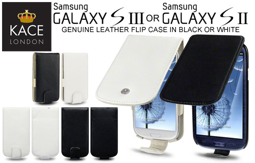 Leather flip case for the Samsung Galaxy S2 or S3 just �9.99