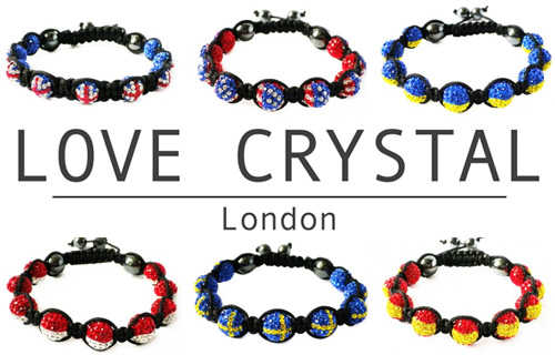 77% off - Flag Shamballa style bracelets