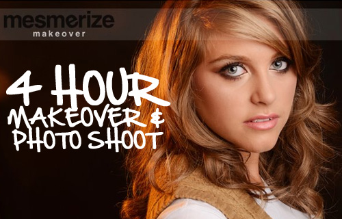 Dream of being a supermodel? 90% off a makeover and photo session at Mesmerize Makeover for just �10