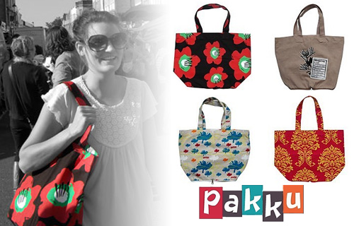 Bag this environmentally sound deal � 58% off  two reusable stylish cotton canvas shopping bags from Pakku