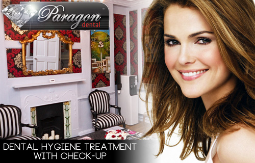 Dental hygiene treatment and check-up at Paragon Dental for �35
