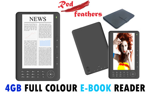 Read all about it! Get 54% off an e-reader and PU case from Red Feathers