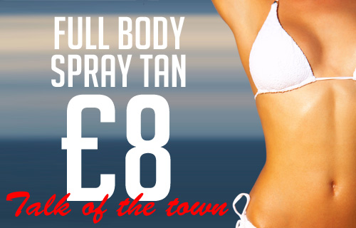 60% off a spray tan at Talk of the Town