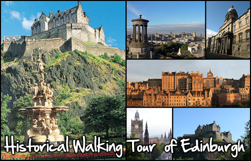 Explore Edinburgh with a walking tour for two for just �5