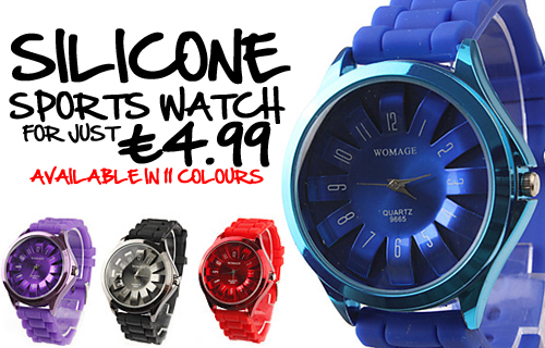 Time for a stylish new deal � 80% off a Chrysanthemum silicone watch