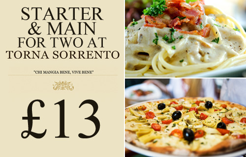 Ciao Bella! a two-course meal for two at one of Glasgow�s best Italian restaurants just �13