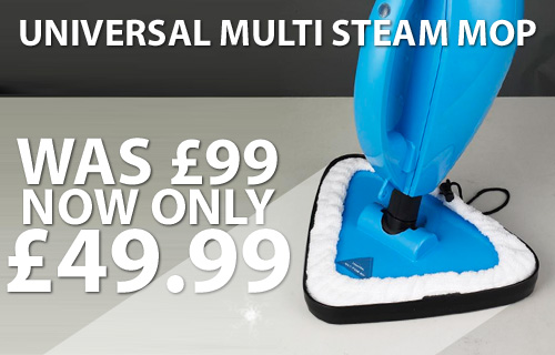 Kitchen floor in need of a good scrub? Universal Multi Steam Mop with Portable Steamer, Now �49.99