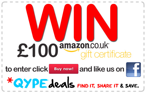 Win a �100 Amazon voucher with QypeDeals