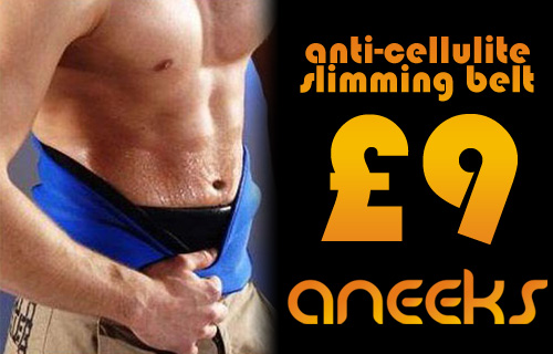 Drop two jeans sizes in two weeks with a 77% saving on a slimming belt