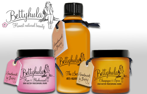 Only &pound;19.99 for a Betty Hula skincare set including 2 moisturisers and Secret Oil � a soft skin saving of 57%