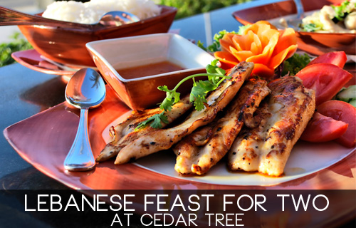 Up to 75% off a meal for two