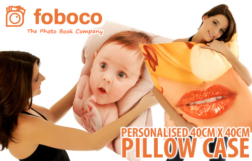 A personalised printed pillow case made - just �9.99