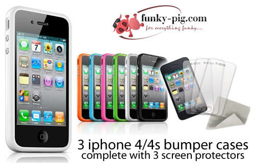 Save 71% - Protect and personalize your iPhone for just �7 with 3 iPhone bumper cases and screen protectors