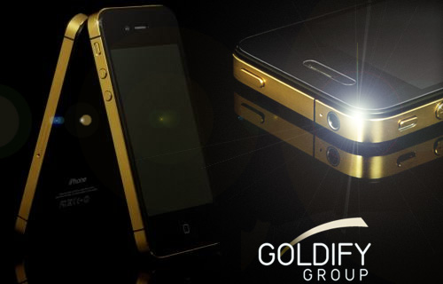 Bling, bling! Phone calls will never been the same again with 50% off an iPhone gold-plating service from Goldify