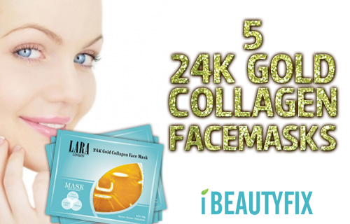 Gold class � 73% off five luxurious 24k gold collagen facemasks from iBeautyFix