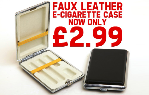 Carry with care � a faux leather e-cigarette case for just �2.99