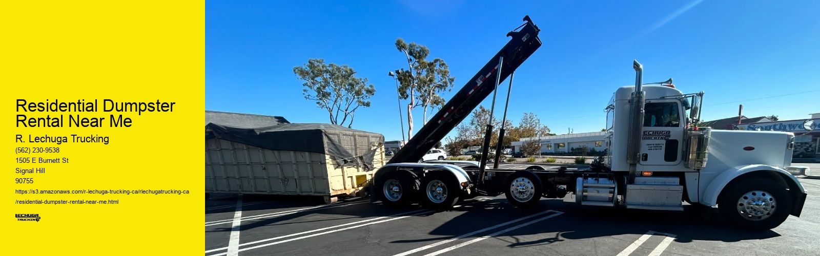 Residential Dumpster Rental Near Me