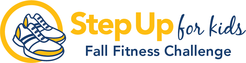 Step up for Kids Fall Fitness Challenge - Virtual Fitness Event Logo
