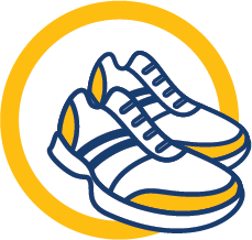 Step up for Kids Fall Fitness Challenge - Virtual Fitness Event Logo - Shoes Only No Text