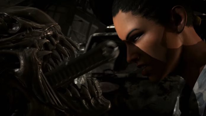 Over Mortal Kombat X - Alien FINISH HER