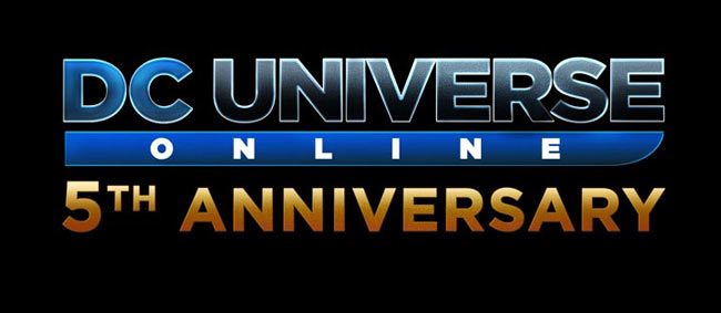 241 DC Universe Online - 5 year logo