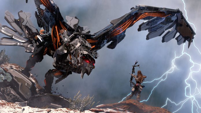 horizon-zero-dawn-screen-06-us-15jun15 Horizon Zero Dawn - Aloy vs Stormbird