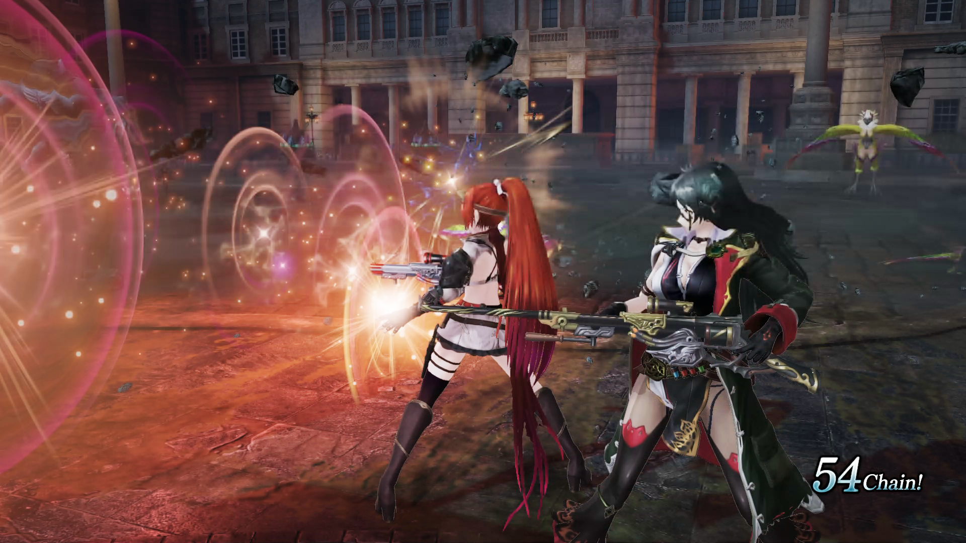 Nights of Azure 2: Bride of the New Moon - Girls with guns
