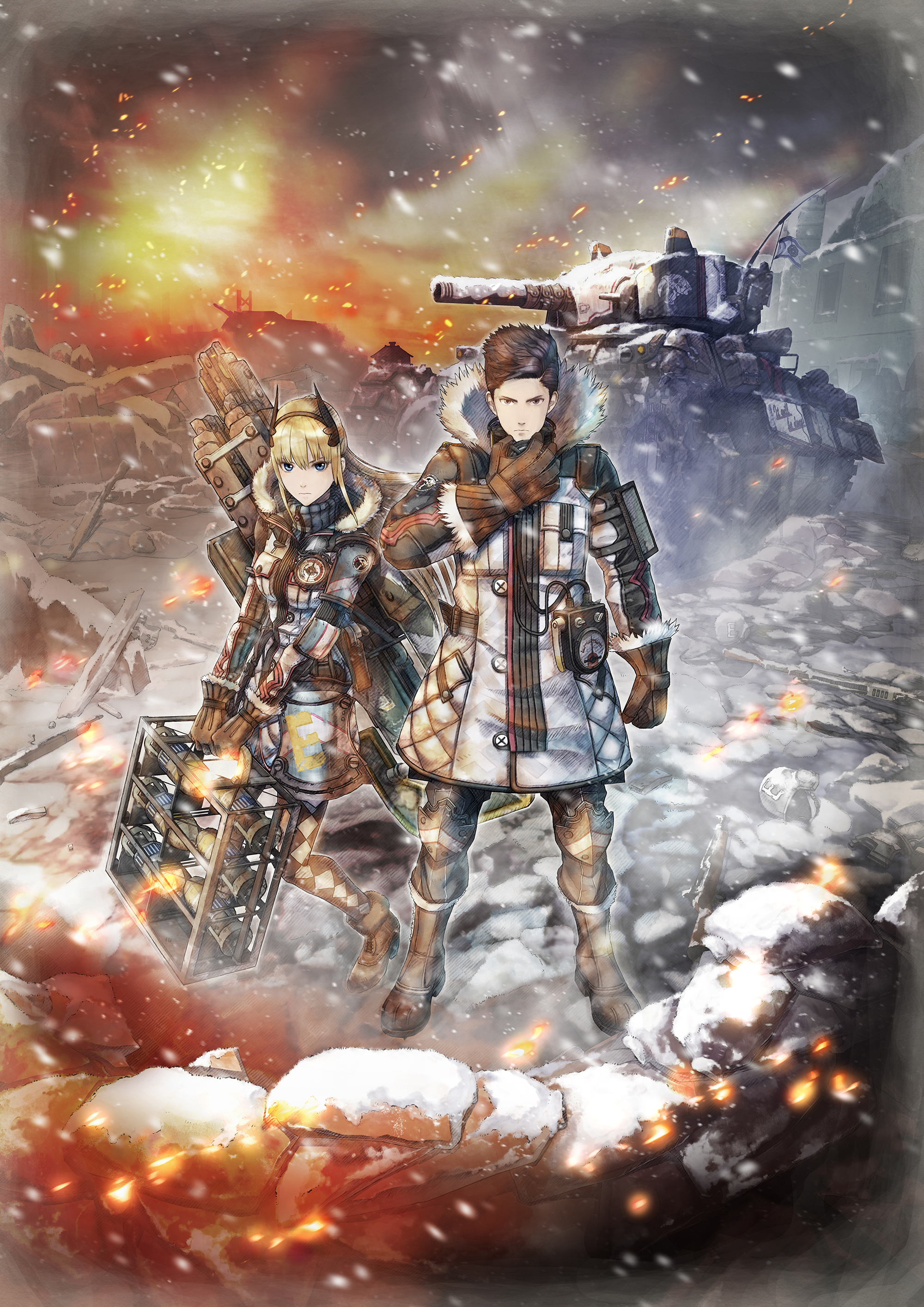 Valkyria Chronicles 4 - key art