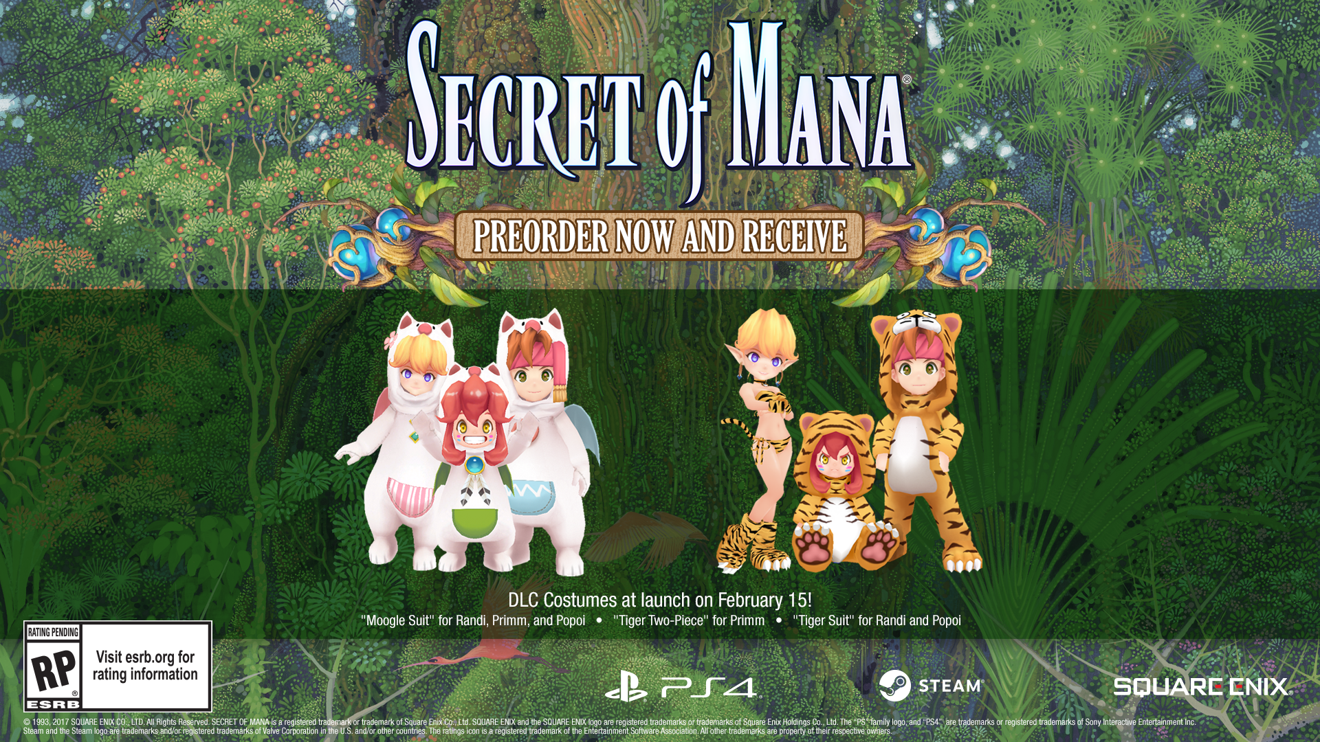 Secret of Mana - pre-order bonuses