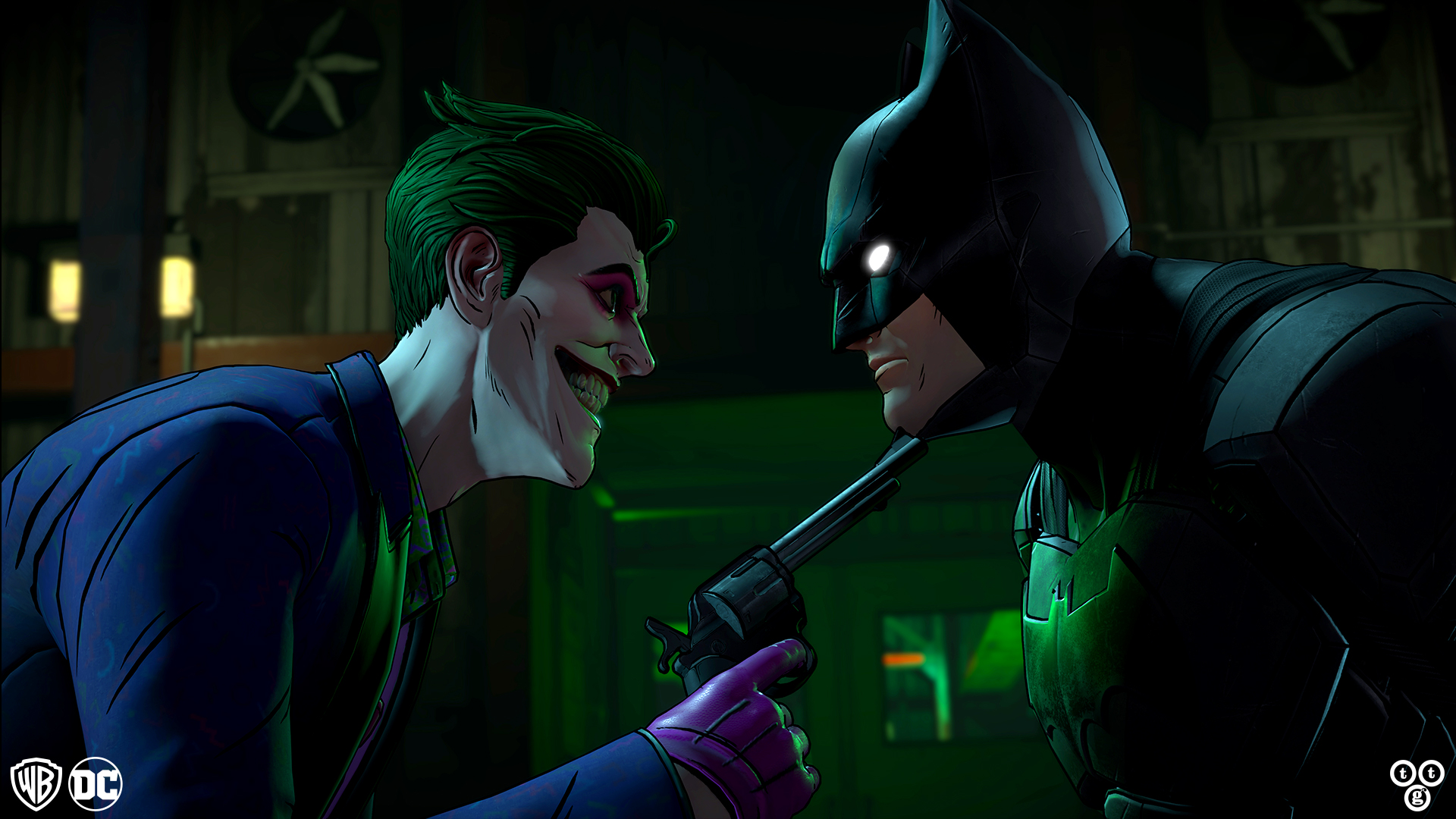 Batman: The Enemy Within - gunpoint